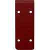 imageEkena Millwork BKTM02X18X06EBHWH Steel Bracket Embrey 2W x 18D x 6 12H Hammered WhiteHammered Bright Red