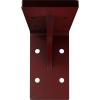 imageEkena Millwork BKTM02X18X06EBHWH Steel Bracket Embrey 2W x 18D x 6 12H Hammered WhiteHammered Bright Red