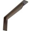 imageEkena Millwork BKTM02X18X06EBHWH Steel Bracket Embrey 2W x 18D x 6 12H Hammered WhiteHammered Brown