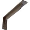 imageEkena Millwork BKTM02X18X06EBHWH Steel Bracket Embrey 2W x 18D x 6 12H Hammered WhiteHammered Brown