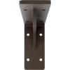 imageEkena Millwork BKTM02X18X06EBHWH Steel Bracket Embrey 2W x 18D x 6 12H Hammered WhiteHammered Brown