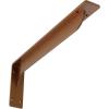 imageEkena Millwork BKTM02X18X06EBHWH Steel Bracket Embrey 2W x 18D x 6 12H Hammered WhiteHammered Copper