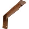 imageEkena Millwork BKTM02X18X06EBHWH Steel Bracket Embrey 2W x 18D x 6 12H Hammered WhiteHammered Copper