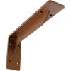 imageEkena Millwork BKTM02X18X06EBHWH Steel Bracket Embrey 2W x 18D x 6 12H Hammered WhiteHammered Copper