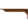 imageEkena Millwork BKTM02X18X06EBHWH Steel Bracket Embrey 2W x 18D x 6 12H Hammered WhiteHammered Copper