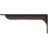 imageEkena Millwork BKTM02X18X06EBHWH Steel Bracket Embrey 2W x 18D x 6 12H Hammered WhiteHammered Dark Bronze