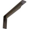 imageEkena Millwork BKTM02X18X06EBHWH Steel Bracket Embrey 2W x 18D x 6 12H Hammered WhiteHammered Dark Bronze