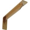 imageEkena Millwork BKTM02X18X06EBHWH Steel Bracket Embrey 2W x 18D x 6 12H Hammered WhiteHammered Gold
