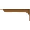 imageEkena Millwork BKTM02X18X06EBHWH Steel Bracket Embrey 2W x 18D x 6 12H Hammered WhiteHammered Gold