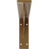 imageEkena Millwork BKTM02X18X06EBHWH Steel Bracket Embrey 2W x 18D x 6 12H Hammered WhiteHammered Gold