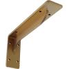 imageEkena Millwork BKTM02X18X06EBHWH Steel Bracket Embrey 2W x 18D x 6 12H Hammered WhiteHammered Gold
