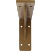 imageEkena Millwork BKTM02X18X06EBHWH Steel Bracket Embrey 2W x 18D x 6 12H Hammered WhiteHammered Gold