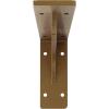 imageEkena Millwork BKTM02X18X06EBHWH Steel Bracket Embrey 2W x 18D x 6 12H Hammered WhiteHammered Gold