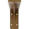 imageEkena Millwork BKTM02X18X06EBHWH Steel Bracket Embrey 2W x 18D x 6 12H Hammered WhiteHammered Gold