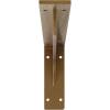 imageEkena Millwork BKTM02X18X06EBHWH Steel Bracket Embrey 2W x 18D x 6 12H Hammered WhiteHammered Gold