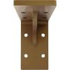 imageEkena Millwork BKTM02X18X06EBHWH Steel Bracket Embrey 2W x 18D x 6 12H Hammered WhiteHammered Gold
