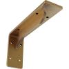 imageEkena Millwork BKTM02X18X06EBHWH Steel Bracket Embrey 2W x 18D x 6 12H Hammered WhiteHammered Gold