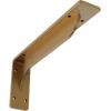 imageEkena Millwork BKTM02X18X06EBHWH Steel Bracket Embrey 2W x 18D x 6 12H Hammered WhiteHammered Gold
