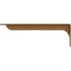 imageEkena Millwork BKTM02X18X06EBHWH Steel Bracket Embrey 2W x 18D x 6 12H Hammered WhiteHammered Gold