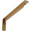 imageEkena Millwork BKTM02X18X06EBHWH Steel Bracket Embrey 2W x 18D x 6 12H Hammered WhiteHammered Gold
