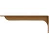 imageEkena Millwork BKTM02X18X06EBHWH Steel Bracket Embrey 2W x 18D x 6 12H Hammered WhiteHammered Gold