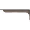 imageEkena Millwork BKTM02X18X06EBHWH Steel Bracket Embrey 2W x 18D x 6 12H Hammered WhiteHammered Silver