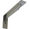 imageEkena Millwork BKTM02X18X06EBHWH Steel Bracket Embrey 2W x 18D x 6 12H Hammered WhiteHammered Silver