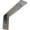 imageEkena Millwork BKTM02X18X06EBHWH Steel Bracket Embrey 2W x 18D x 6 12H Hammered WhiteHammered Silver