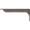 imageEkena Millwork BKTM02X18X06EBHWH Steel Bracket Embrey 2W x 18D x 6 12H Hammered WhiteHammered Silver