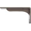 imageEkena Millwork BKTM02X18X06EBHWH Steel Bracket Embrey 2W x 18D x 6 12H Hammered WhiteHammered Silver