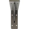 imageEkena Millwork BKTM02X18X06EBHWH Steel Bracket Embrey 2W x 18D x 6 12H Hammered WhiteHammered Silver