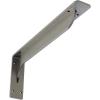 imageEkena Millwork BKTM02X18X06EBHWH Steel Bracket Embrey 2W x 18D x 6 12H Hammered WhiteHammered Silver