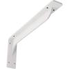 imageEkena Millwork BKTM02X18X06EBHWH Steel Bracket Embrey 2W x 18D x 6 12H Hammered WhiteHammered White