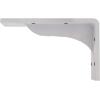 imageEkena Millwork BKTM02X18X06EBHWH Steel Bracket Embrey 2W x 18D x 6 12H Hammered WhiteHammered White