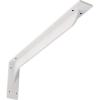 imageEkena Millwork BKTM02X18X06EBHWH Steel Bracket Embrey 2W x 18D x 6 12H Hammered WhiteHammered White