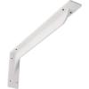 imageEkena Millwork BKTM02X18X06EBHWH Steel Bracket Embrey 2W x 18D x 6 12H Hammered WhiteHammered White