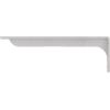imageEkena Millwork BKTM02X18X06EBHWH Steel Bracket Embrey 2W x 18D x 6 12H Hammered WhiteHammered White