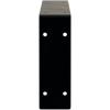 imageEkena Millwork BKTM02X18X06EBHWH Steel Bracket Embrey 2W x 18D x 6 12H Hammered WhitePowder Coated Black