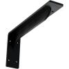 imageEkena Millwork BKTM02X18X06EBHWH Steel Bracket Embrey 2W x 18D x 6 12H Hammered WhitePowder Coated Black