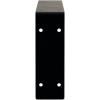 imageEkena Millwork BKTM02X18X06EBHWH Steel Bracket Embrey 2W x 18D x 6 12H Hammered WhitePowder Coated Black