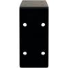 imageEkena Millwork BKTM02X18X06EBHWH Steel Bracket Embrey 2W x 18D x 6 12H Hammered WhitePowder Coated Black