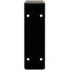 imageEkena Millwork BKTM02X18X06EBHWH Steel Bracket Embrey 2W x 18D x 6 12H Hammered WhitePowder Coated Black
