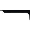 imageEkena Millwork BKTM02X18X06EBHWH Steel Bracket Embrey 2W x 18D x 6 12H Hammered WhitePowder Coated Black