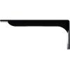 imageEkena Millwork BKTM02X18X06EBHWH Steel Bracket Embrey 2W x 18D x 6 12H Hammered WhitePowder Coated Black