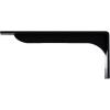 imageEkena Millwork BKTM02X18X06EBHWH Steel Bracket Embrey 2W x 18D x 6 12H Hammered WhitePowder Coated Black