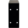 imageEkena Millwork BKTM02X18X06EBHWH Steel Bracket Embrey 2W x 18D x 6 12H Hammered WhitePowder Coated Black