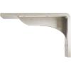 imageEkena Millwork BKTM02X18X06EBHWH Steel Bracket Embrey 2W x 18D x 6 12H Hammered WhiteStainless Steel