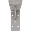 imageEkena Millwork BKTM02X18X06EBHWH Steel Bracket Embrey 2W x 18D x 6 12H Hammered WhiteStainless Steel