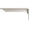 imageEkena Millwork BKTM02X18X06EBHWH Steel Bracket Embrey 2W x 18D x 6 12H Hammered WhiteStainless Steel