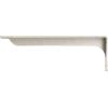 imageEkena Millwork BKTM02X18X06EBHWH Steel Bracket Embrey 2W x 18D x 6 12H Hammered WhiteStainless Steel